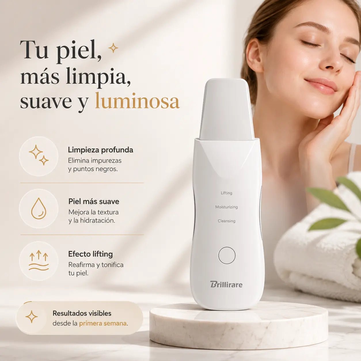 Limpieza profunda, piel radiante + Mascarilla en velo GRATIS! 🎁