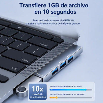 ¿Te quedaste sin puertos USB en tu computador?