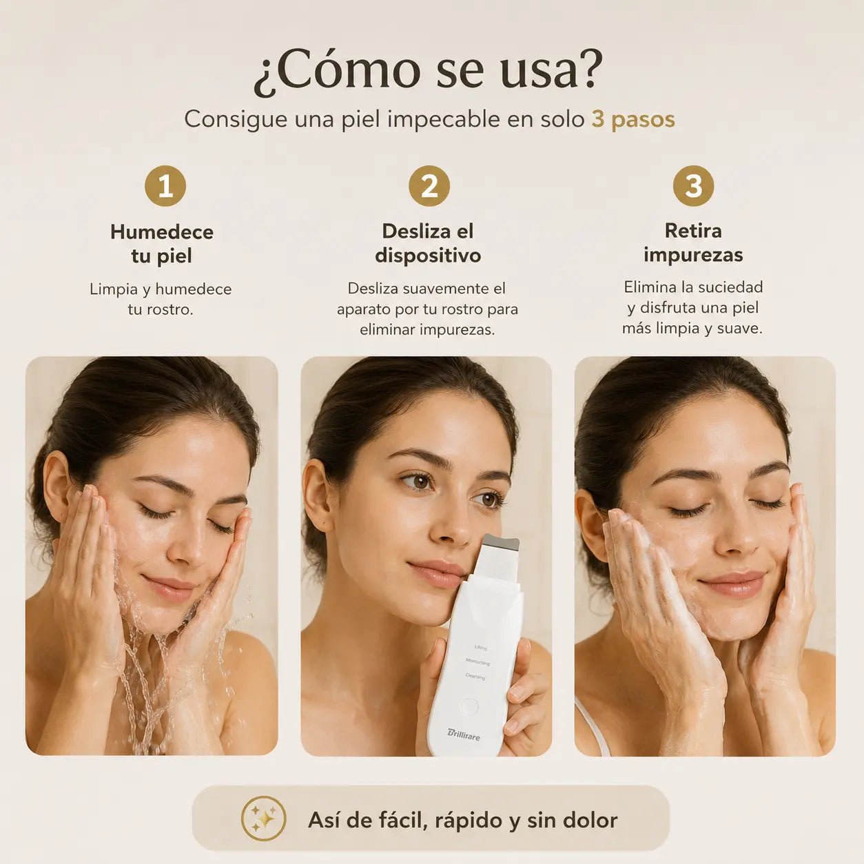 Limpieza profunda, piel radiante + Mascarilla en velo GRATIS! 🎁