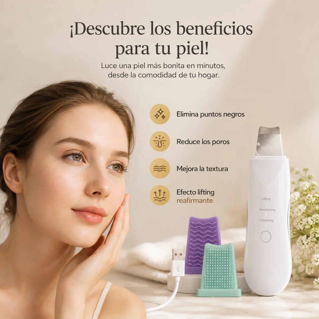 Limpieza profunda, piel radiante + Mascarilla en velo GRATIS! 🎁