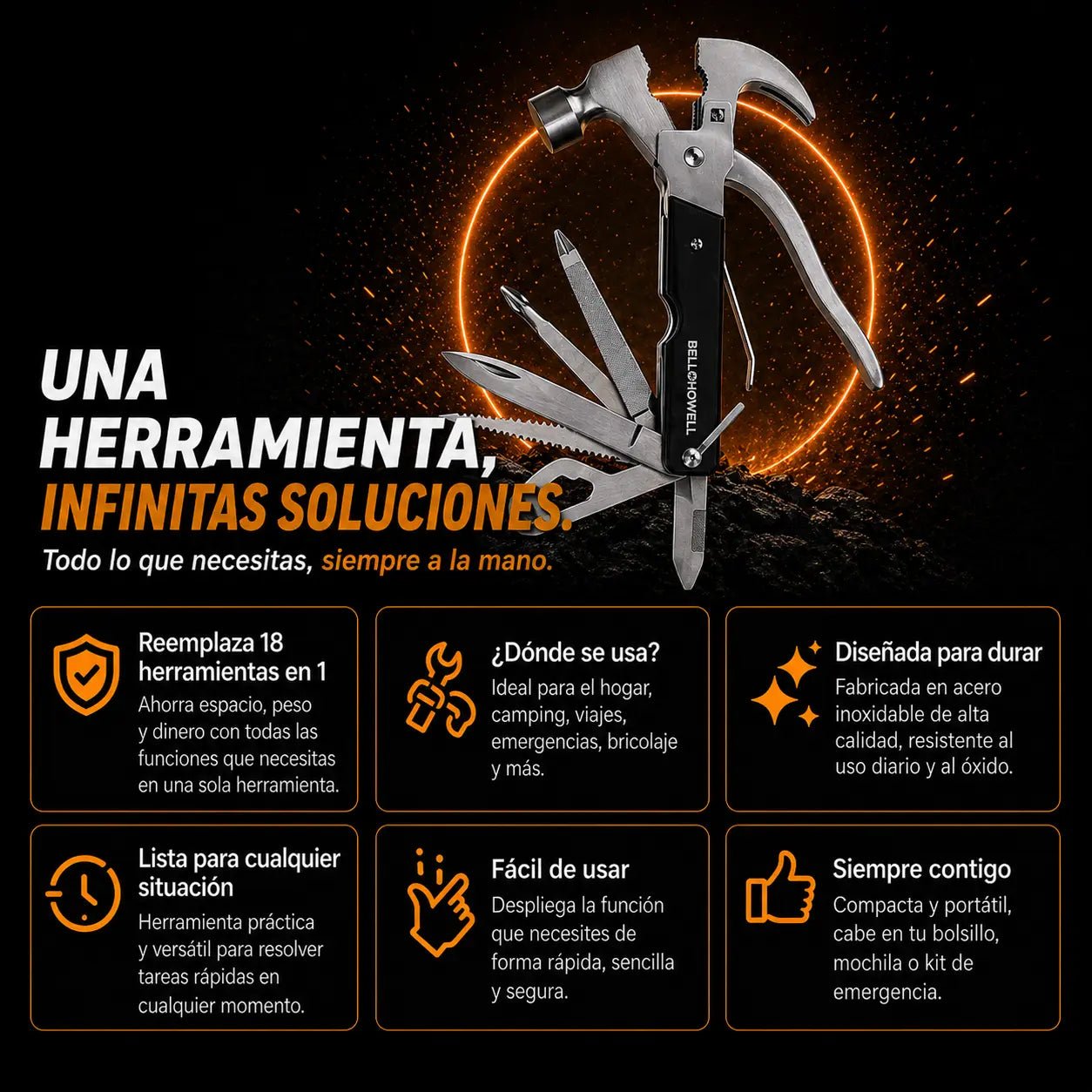 Tac tool - 18 herramientas en 1